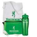 Contour Bottle Golf Gift Set w/ 24 Oz. Drink Bottle & 6 Pack Cooler Bag